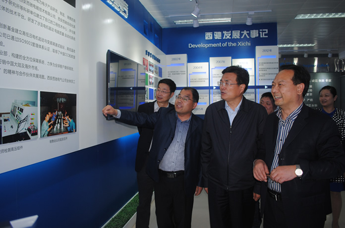 高新區管委會副主任王寬讓一行蒞臨西馳考察(圖1)